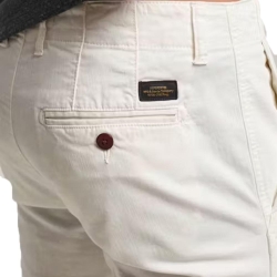 Pantalon Chino Blanc Homme Superdry Officers