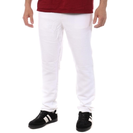 Pantalon Toile Blanc Homme RMS26 5690