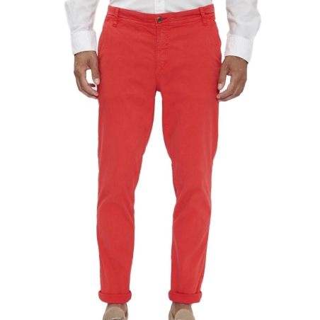 Chino Rouge Homme Paname Brothers Costa
