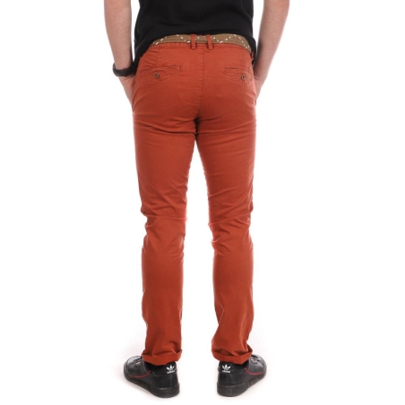 Pantalon chino Orange Homme Teddy Smith Pallas