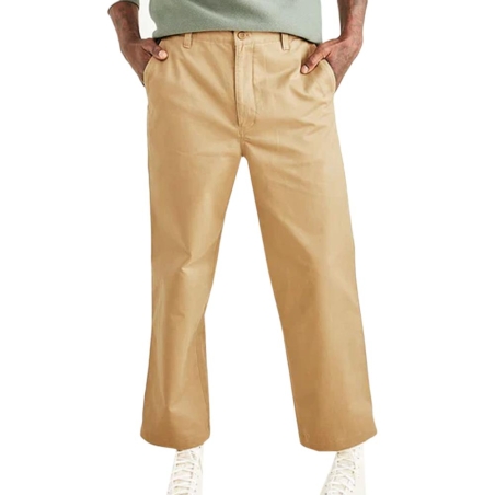 Pantalon Large Marron Homme Dockers Cropped