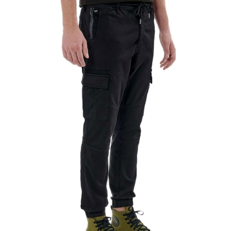 Pantalon Cargo Noir Homme Kaporal Malki