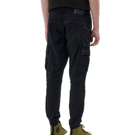 Pantalon Cargo Noir Homme Kaporal Malki