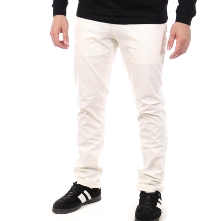 Pantalon Chino Blanc Homme Paname Brothers Costa1
