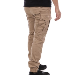 Pantalon Cargo Beige Homme Schott Relax