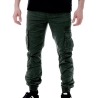 Pantalon Cargo Vert Foncé Homme Paname Brothers Carlos