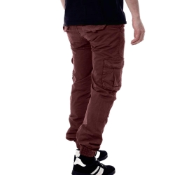 Pantalon Cargo Bordeaux Homme Paname Brothers Carlos
