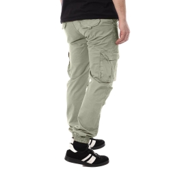 Pantalon Cargo Vert Clair Homme Paname Brothers Carlos