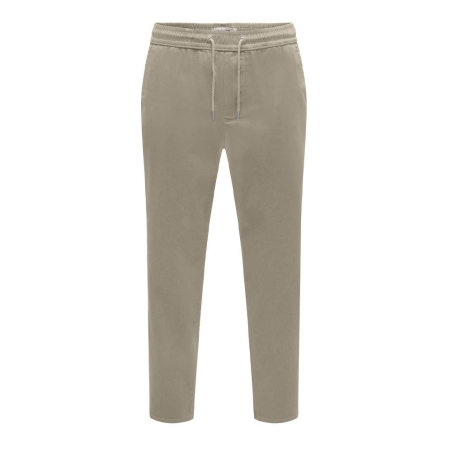 Pantalon Chino Beige Homme Only & Sons Linus Tapered