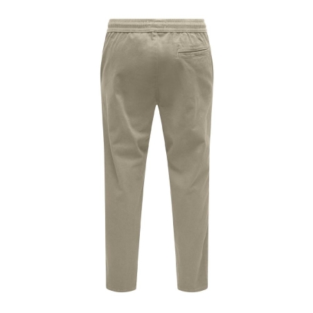 Pantalon Chino Beige Homme Only & Sons Linus Tapered