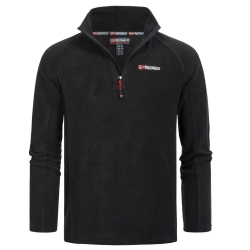 Veste Polaire 1/4 de Zip Noir Homme Geographical Norway Men 233