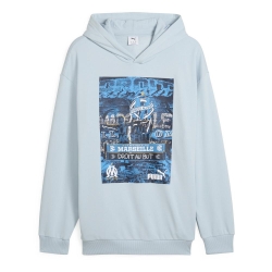 OM Sweat à Capuche Bleu Homme Puma Ftblnrgy+