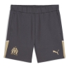 OM Short Noir/Doré Homme foot Puma 2023/2024