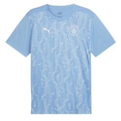 Manchester City Maillot Pré match Bleu Homme Puma 24/25
