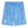 OM Short de Gardien Bleu Ciel Homme Puma 2024/2025
