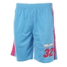 Miami Short de Basket Turquoise/Rose Homme Sport Zone