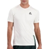 Maillot de Sport Ecru/Vert Le Coq Sportif Tennis Pro
