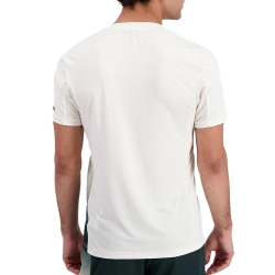 Maillot de Sport Ecru/Vert Le Coq Sportif Tennis Pro