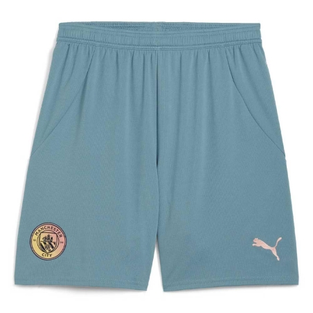 Manchester City Short Bleu/Vert Homme Puma 2024/25