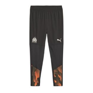OM Jogging de foot Noir/Orange Homme Puma 2023/24