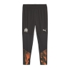 OM Jogging de foot Noir/Orange Homme Puma 2023/24