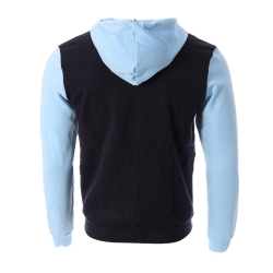 Sweat Zippé Bleu/Noir Homme Le Coq Sportif Ab Fanwear
