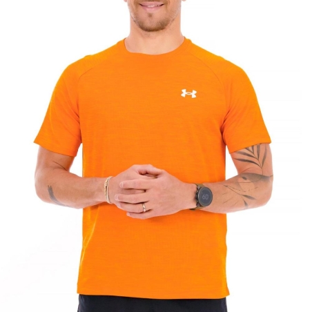 Maillot de Sport Orange Homme Under Armour Ua Tech