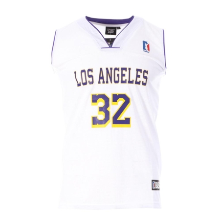 Los Angeles 32 Maillot de basket Blanc Homme Sport Zone