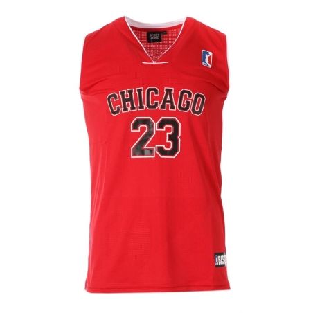 Chicago 23 Maillot de basket Rouge Homme Sport Zone