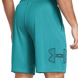 Short de Sport Turquoise Homme Under Armour Tech Graphic