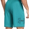 Short de Sport Turquoise Homme Under Armour Tech Graphic