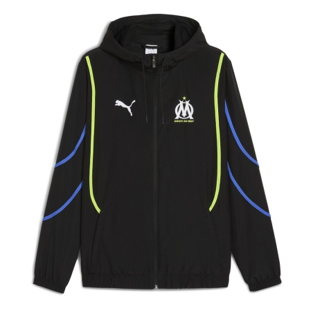 OM Veste Noire Homme Puma 2024/25