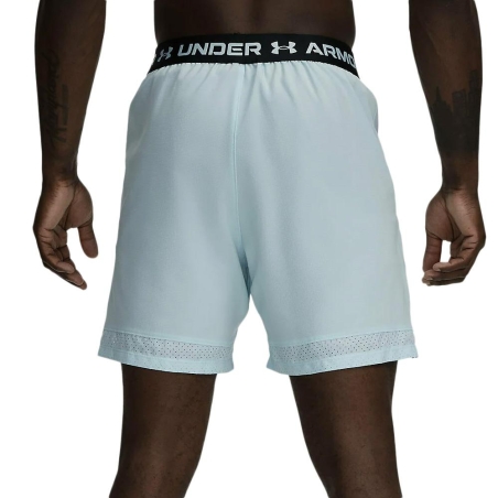 Short de Running Bleu Clair Homme Under Armour Vanish Woven 1373718