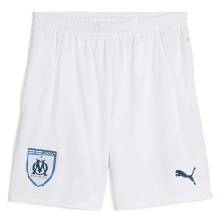 OM Short Blanc/Turquoise Homme Puma