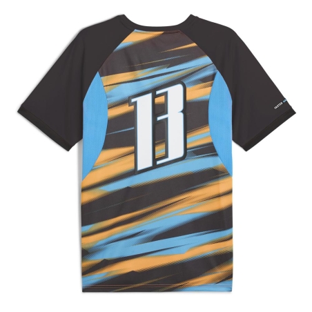 OM Maillot de bain Bleu/Noir/Orange Homme Puma Om Faster