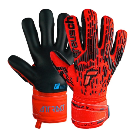 Gants de Gardien Oranges Homme Reusch Attrakt Freegel Silver