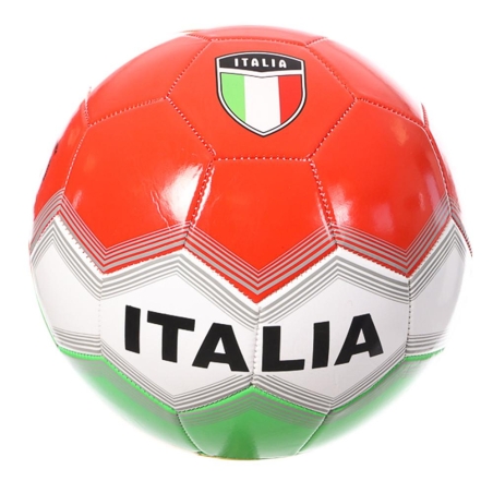 Ballon de Football Blanc/Rouge Sport Zone Italie
