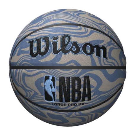 Ballon de Basketball Gris Wilson Nba Forge Pro UV