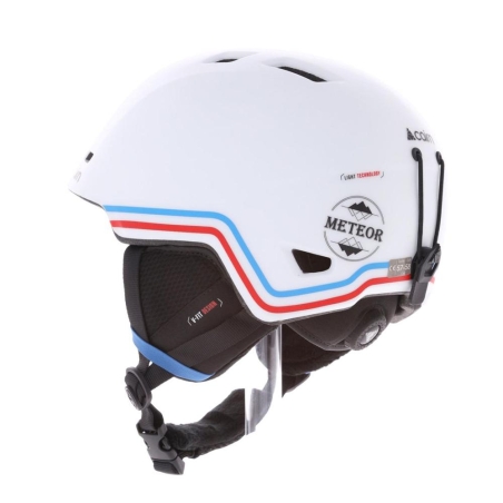 Casque de Ski Blanc Mixte Cairn Meteor White Hipster