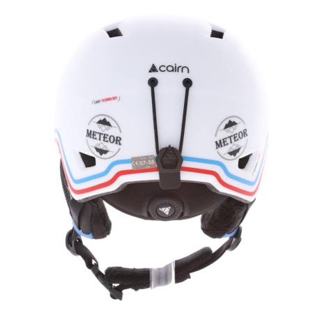 Casque de Ski Blanc Mixte Cairn Meteor White Hipster