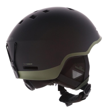 Casque Noir/Kaki Mixte Cairn Centaure Rescue Mat