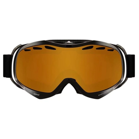 Masque de Ski Noir/Orange Mixte Cairn Speed Photochromic