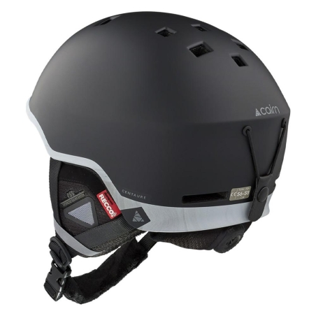 Casque de Ski Noir Mixte Cairn Centaure Rescue Mat Lava