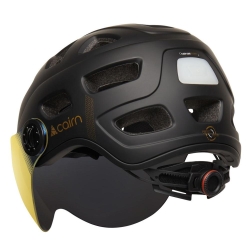 Casque de Vélo Noir Adulte Cairn Quartz Visor Led