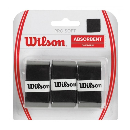 Surgrip de tennis Pro Overgrip Noir Mixte Wilson Blade
