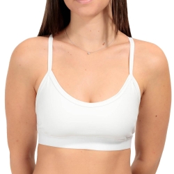 Brassière de Sport Blanc Femme Le Coq Sportif Tennis Pro