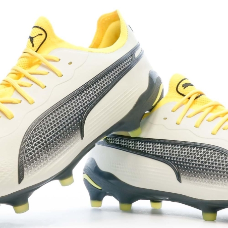 Chaussures de football Écru Homme PumaKing Ultimate