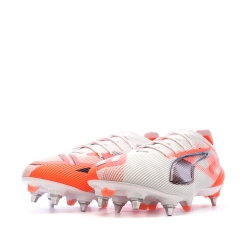 Chaussures de football Blanches/Orange Homme Puma Ultra 5 Ultimate