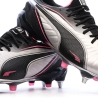 Chaussures de Foot Gris/Noir Homme Puma King Ultimate MxSG