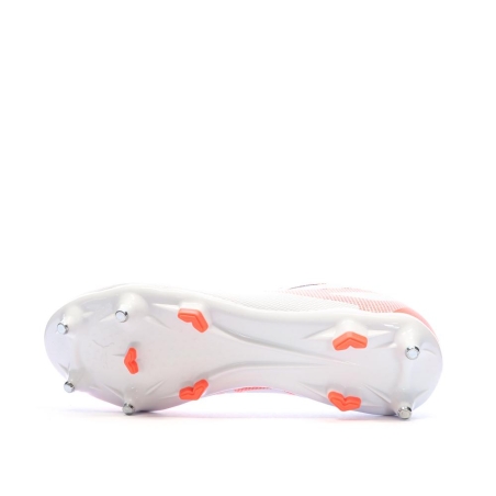 Chaussures de football Blanc/Orange Homme Puma Ultra 5 Play Mxsg